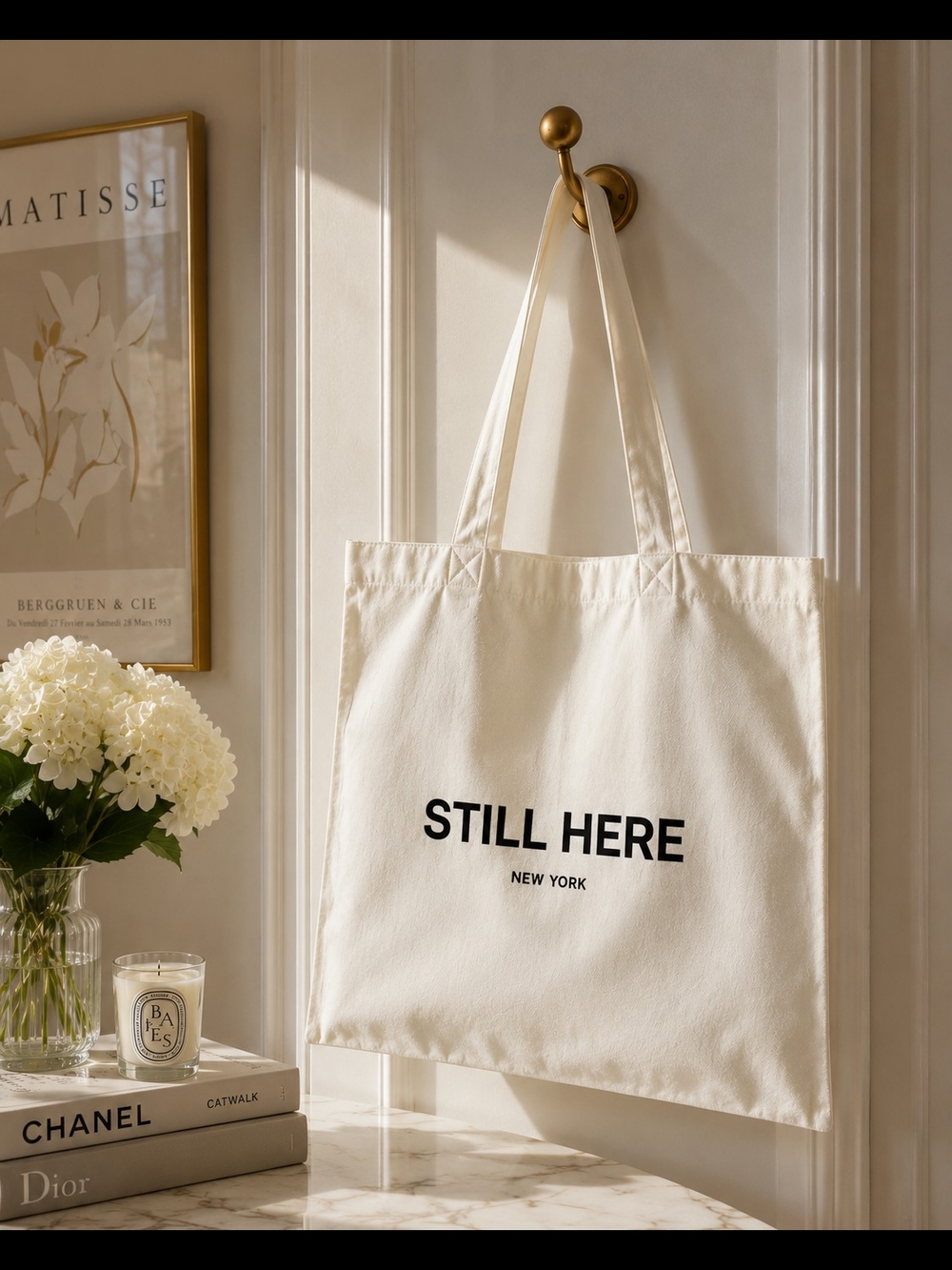 Still Here New York Canvas Tote Bag